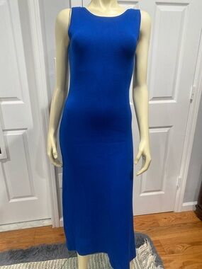 Sleeveless Royal Blue Maxi Dress/ Size Small